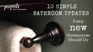 10 simple bathroom updates towel and towel rack