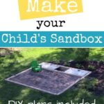 in-ground sandbox homemade