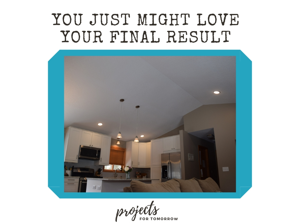 You just might love your final result during a ceiling remodel.