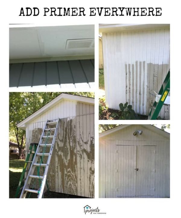 How to Paint a Shed [The Frugal Way] Projects for Tomorrow